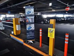 イオンの身障者向け専用駐車場